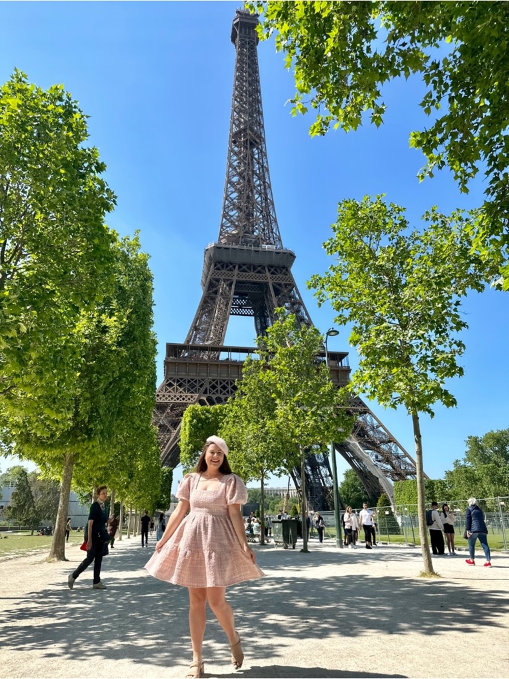Pretty in Pink Tweed Dress